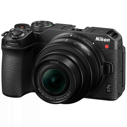 Nikon Z 30 20.9MP Mirrorless Vlog Camera with 16 - 50mm Lens - Black - digitalfocuspro