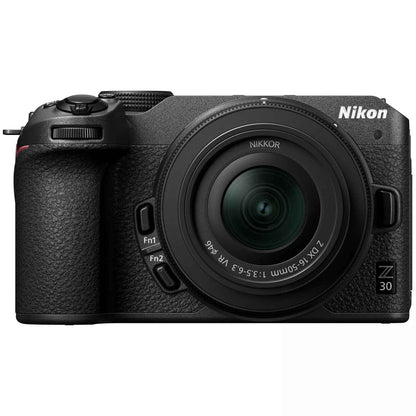 Nikon Z 30 20.9MP Mirrorless Vlog Camera with 16 - 50mm Lens - Black - digitalfocuspro