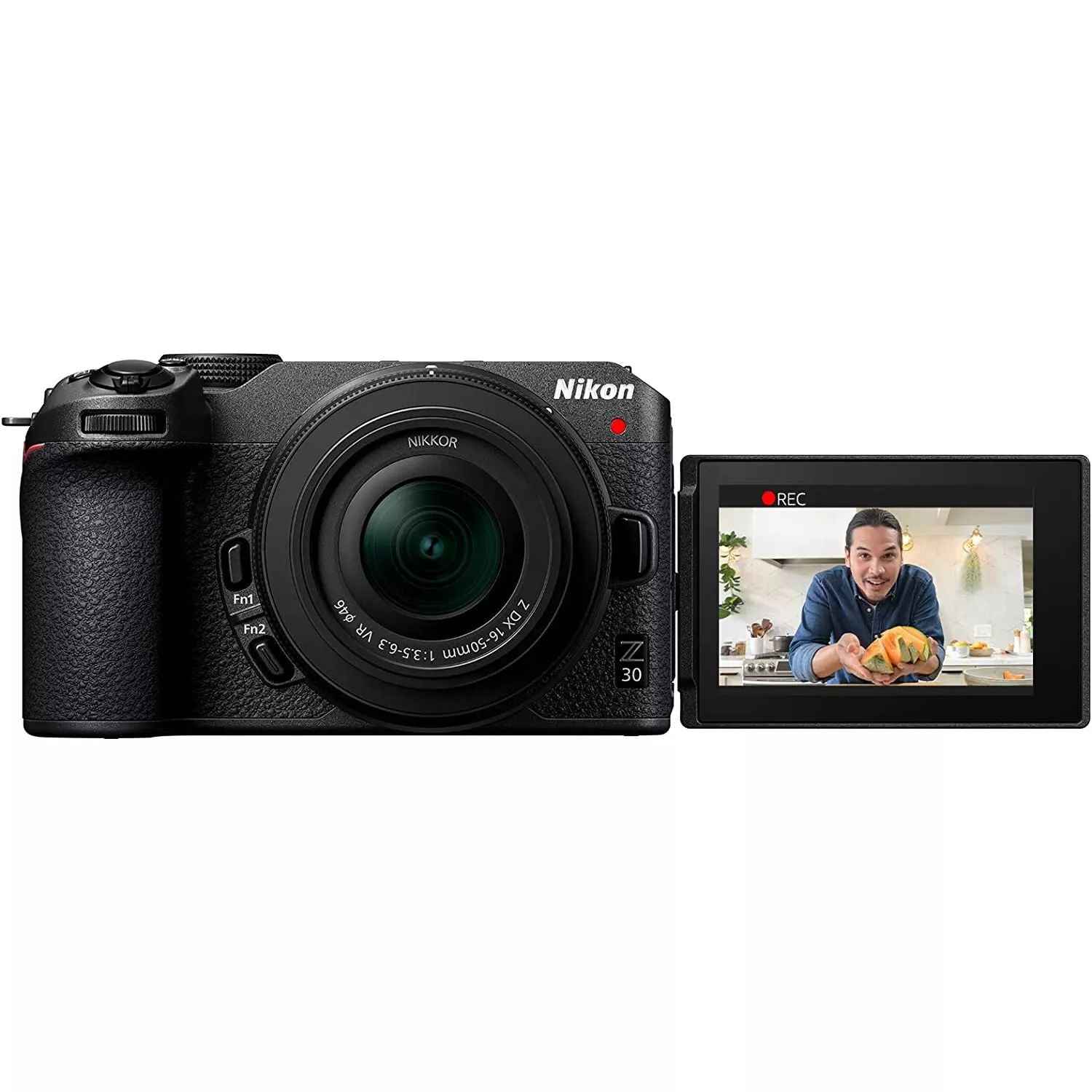 Nikon Z 30 20.9MP Mirrorless Vlog Camera with 16 - 50mm Lens - Black - digitalfocuspro