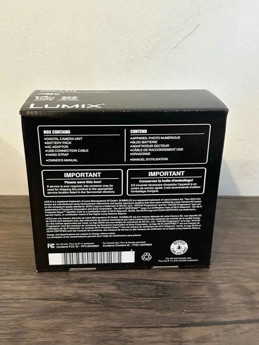 Panasonic LUMIX LX10 20.1MP Compact Camera with 24-72mm Leica Lens - Black - digitalfocuspro