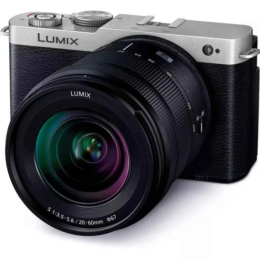 Panasonic LUMIX S9 24.2MP Full - Frame Mirrorless Camera + 20 - 60mm Lens - Silver - digitalfocuspro