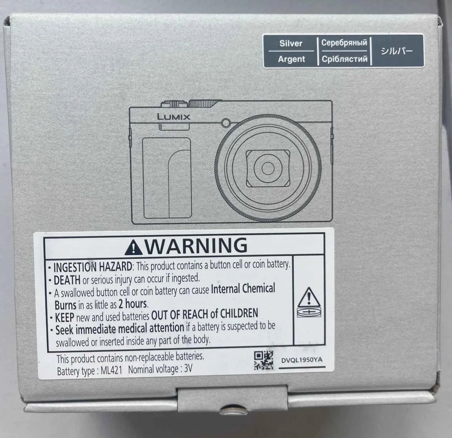Panasonic Lumix ZS99 20.3MP 30x Zoom Compact Camera - Silver + 128GB - digitalfocuspro