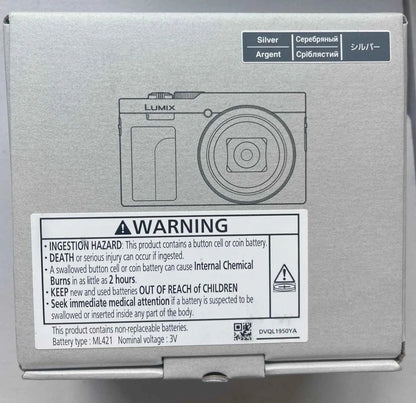Panasonic Lumix ZS99 20.3MP 30x Zoom Compact Camera - Silver + 128GB - digitalfocuspro