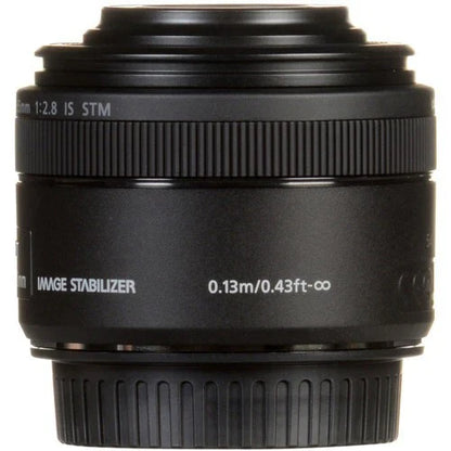Canon EF-S 35mm f/2.8 IS STM Macro Prime Lens with Built-In Ring Light – Black (Brand New)