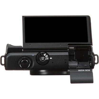 Canon EOS M200 24.1MP APS-C Mirrorless Camera (Body Only) – Black (Brand New)