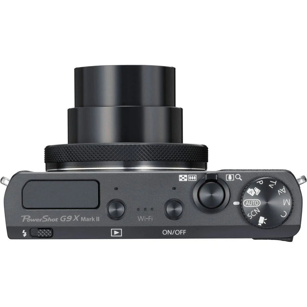 Canon PowerShot G9 X Mark II 20.1MP 1-Inch Sensor Premium Compact Camera – Black (Brand New)