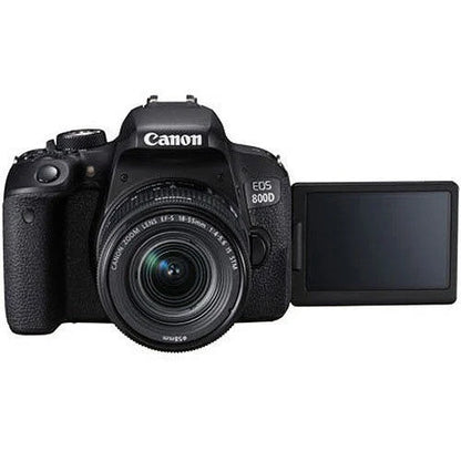 Canon EOS Rebel T7i (800D) 24.2MP DSLR Camera with EF-S 18-55mm IS STM Lens – Brand New