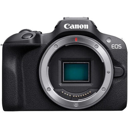 Canon EOS R100 24.1MP APS-C Mirrorless Camera (Body Only) – Black (Brand New)