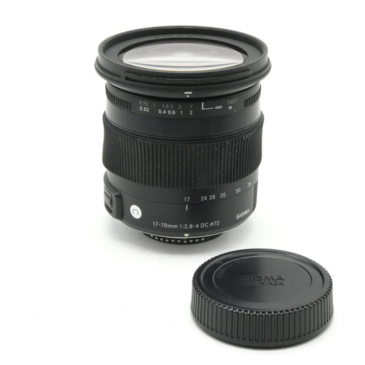 Sigma 17-70mm f/2.8-4 DC Macro OS HSM Contemporary Lens for Nikon F-Mount – Brand New