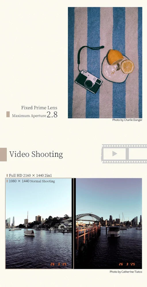 Fujifilm X Half 18MP Half-Frame Compact Camera with 10.8mm f/2.8 Lens – Silver (Brand New)