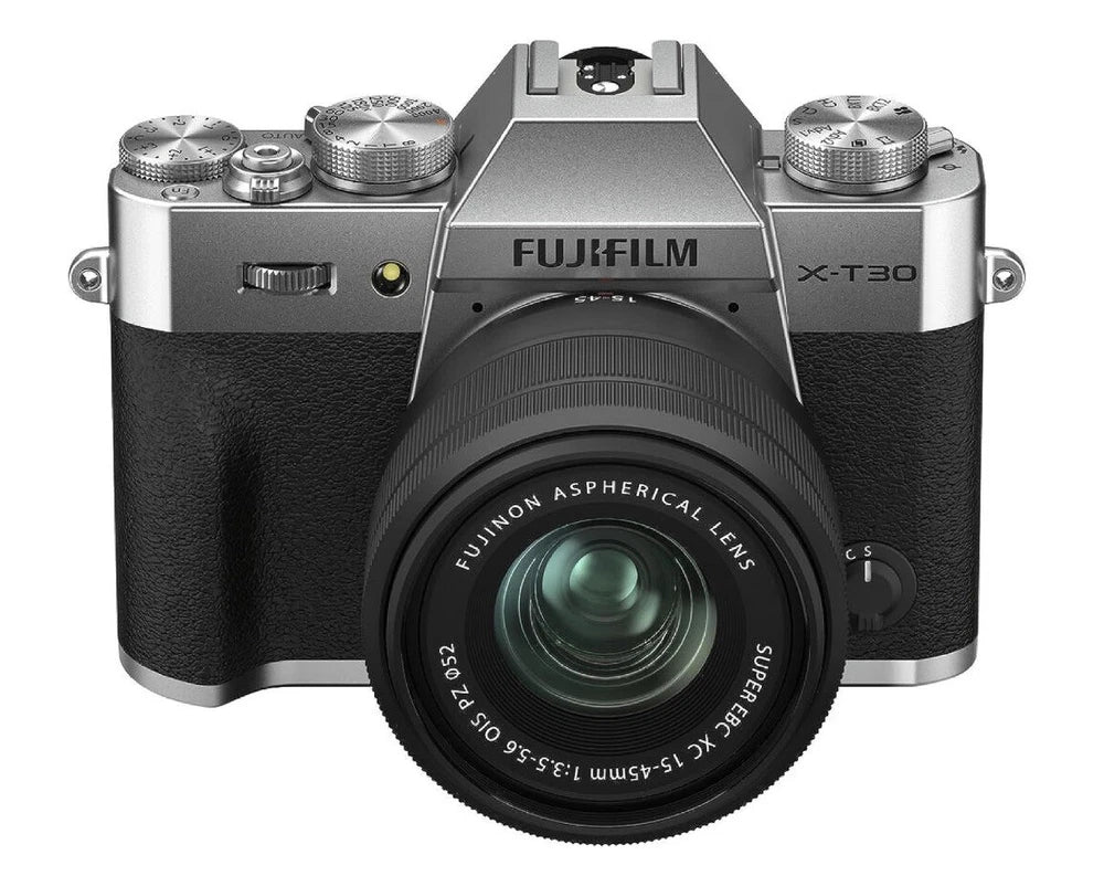 Fujifilm X-T30 II 26.1MP APS-C Mirrorless Camera with XC 15-45mm Lens Kit – Silver (Brand New)
