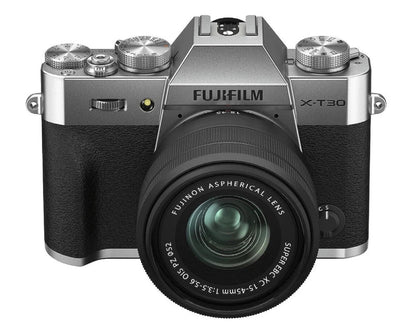 Fujifilm X-T30 II 26.1MP APS-C Mirrorless Camera with XC 15-45mm Lens Kit – Silver (Brand New)