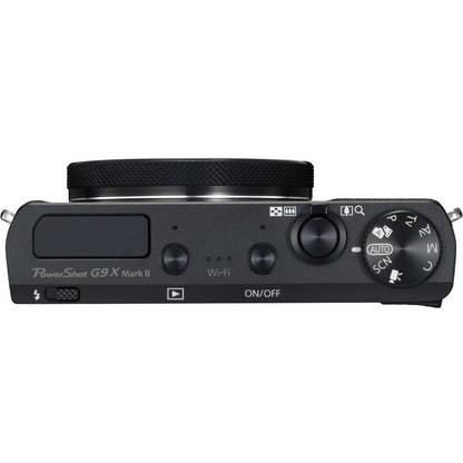Canon PowerShot G9 X Mark II 20.1MP 1-Inch Sensor Premium Compact Camera – Black (Brand New)