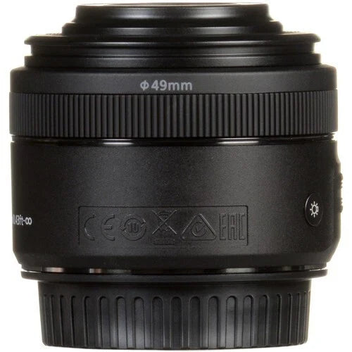 Canon EF-S 35mm f/2.8 IS STM Macro Prime Lens with Built-In Ring Light – Black (Brand New)