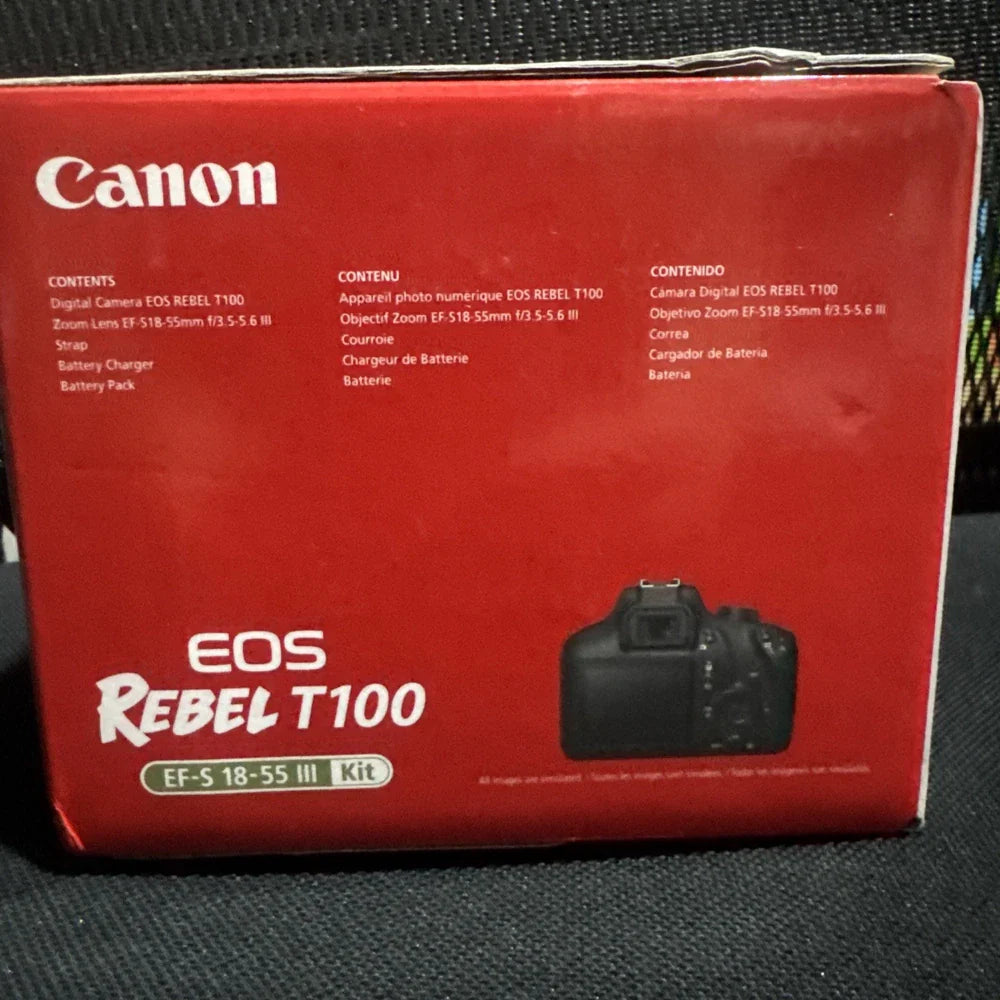 Canon EOS Rebel T100 (EOS 4000D) 18MP APS-C DSLR Camera – Brand New