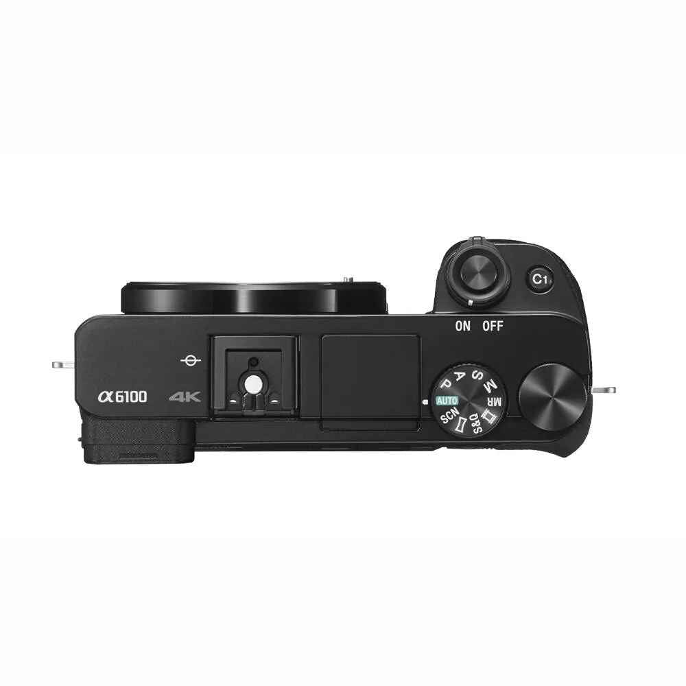 Sony Alpha a6100 24.2MP APS - C Mirrorless Camera Body Only - Black - digitalfocuspro