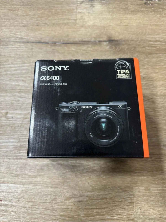 Sony Alpha a6400 24.2MP Mirrorless Camera with 16-50mm Lens - Black - digitalfocuspro