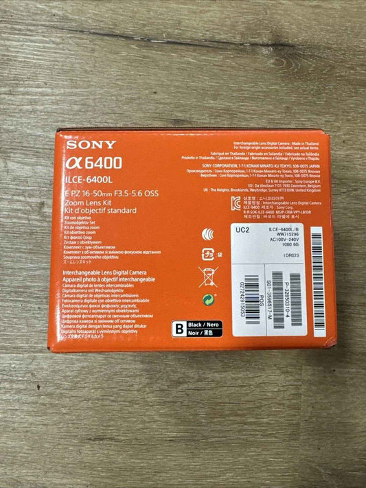 Sony Alpha a6400 24.2MP Mirrorless Camera with 16-50mm Lens - Black - digitalfocuspro
