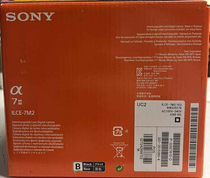Sony Alpha a7 II 24.3MP Full - Frame Mirrorless Camera Body Only - Black - digitalfocuspro