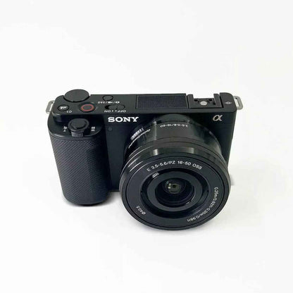 Sony ZV - E10 24.2MP Mirrorless Vlog Camera with 16 - 50mm Lens - Black - digitalfocuspro