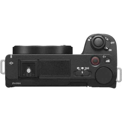 Sony ZV - E10 II 26MP Mirrorless Vlog Camera with 16 - 50mm Lens - Black - digitalfocuspro