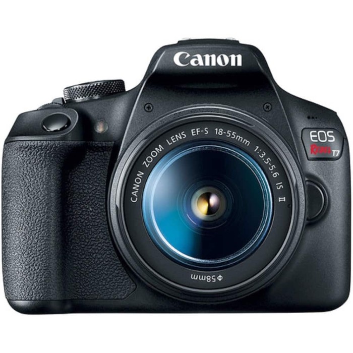 Picture of Canon EOS Rebel T7 DSLR with 18-55mm IS II Lens + 32GB + Gadget Bag Bundle
