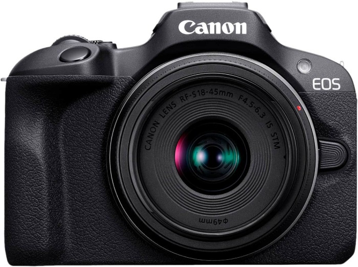 Picture of Canon EOS R100 4K Mirrorless Camera with RF-S 18-45mm F4.5-6.3 IS STM Lens – Black (Brand New)