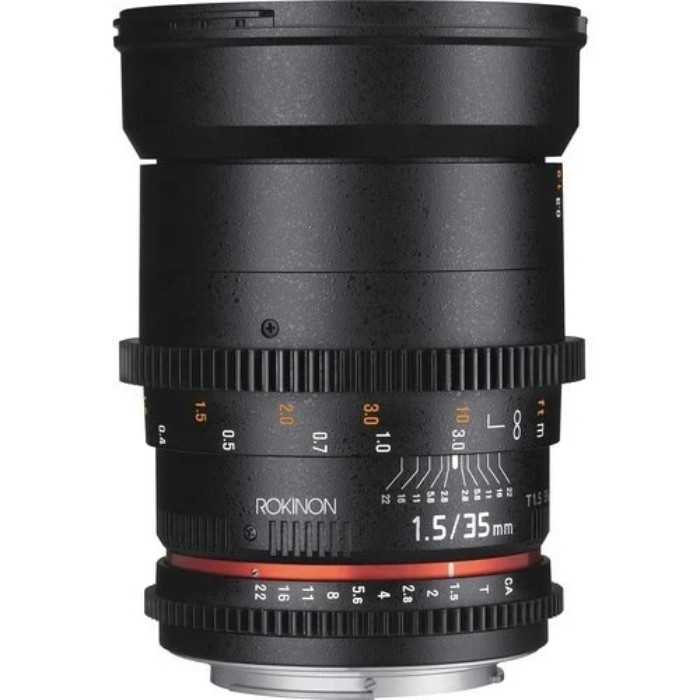 Picture of Rokinon 35mm T1.5 Cine DS Manual Focus Prime Lens for Canon EF Mount – Brand New