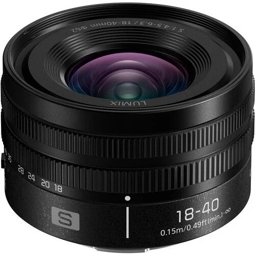 Picture of Panasonic Lumix S 18-40mm f/4.5-6.3 Compact Wide-Angle Zoom Lens – L-Mount (Brand New)