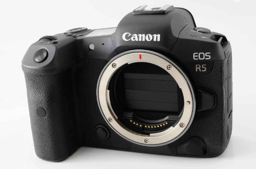 Picture of Canon EOS R5 45MP Full-Frame Mirrorless Camera Body Only - Black