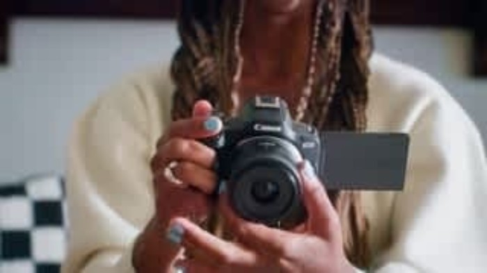 Picture of Canon EOS R50 4K Mirrorless Camera with RF-S 18-45mm F4.5-6.3 IS STM Lens – Content Creator Kit Black (Brand New)